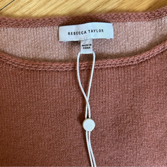 Rebecca Taylor Cashmere Blend Sweater Puff Sleeves Size Medium. NWT - Picture 5 of 12